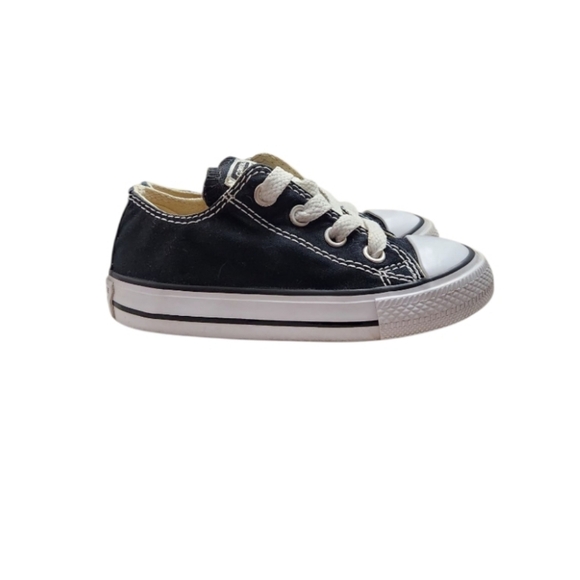 Converse Chuck‎ Taylor All Star Canvas Baby Low Top Sneakers Toddlers Shoes - Picture 5 of 12